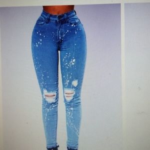 Fashion Nova- Do Dat Jeans- Medium Wash